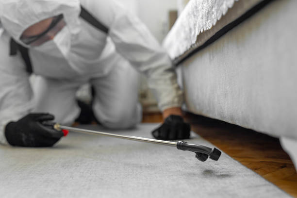 Professional Mosquito Control technician working in Medical Lake, WA